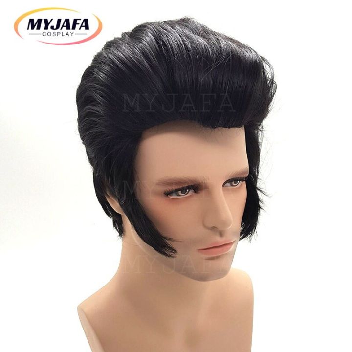 mens-rock-singers-elvis-aron-presley-cosplay-wig-party-elvis-presley-heat-resistant-black-synthetic-party-hair-wig-wig-cap