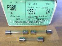 [ZOB] The original Japanese Fuji FUJI FGBO import fuse tube / pipe 1A125V 6X30 insurance  --100pcs/lot Electrical Circuitry Parts