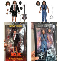 NECA Bon Scott Highway To Hell Angus Young Action Figure ของเล่นตกแต่ง Joint Movale ตุ๊กตาคริสต์มาส Gift