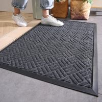 ☊▦❁ Door Mat Entrance Durable Natural Rubber Non Slip Floor Mat Entrance Big Outdoor Front Door Mats Entry Heavy Duty Shop Welcome Mat Doormat Easy Clean Rug Carpet Tikar pintu masuk Alas pintu masuk Tikar anti-slip