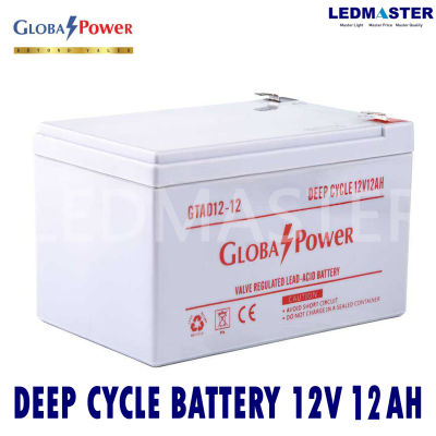 แบตเตอรี่แห้ง 12V รุ่น GTAD (12-12 AH)  Battery Deep cycle เกรด A  เพื่อโซล่าเซลล์