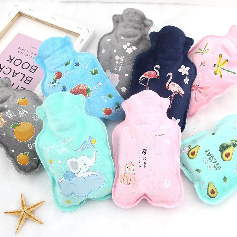 1pc Cartoon Silicone Hot Water Bottle Explosion-proof, Baby Plushy And Cute Warm  Water Bag For Warming Hands In Winter