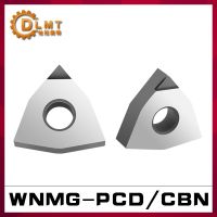 1PC WNMG PCD CBN เพชรแทรก WNMG080402 WNMG080404 WNMG080408 เครื่องกลึงใบมีดพิเศษ CNC machining center