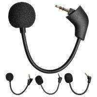 Headset Replacement Game Mic Game Headset Microphone Boom with 3.5Mm Jack Black Noise Cancelling Microphone Stem with Cover for Calls Games Pc Headsets functional