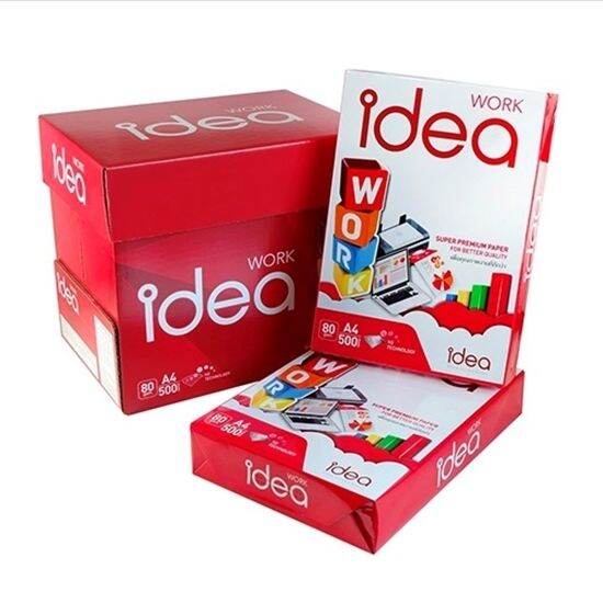 idea-work-กระดาษ-a4-ขนาด80แกรม-รุ่น-super-premium-ด้วย-2n-technology-คุณภาพสูง-สำหรับพิมพ์และถ่ายเอกสาร-ใช้ได้กับทั้งเครื่องปริ้นท์เลเซอร์-และอิ้งค์เจ็ทม