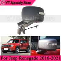 ชุดกระจกมองข้างมองหลังอุปกรณ์เสริมรถยนต์สำหรับ Jeep Renegade 2016 2017 2018 2019 2020 2021กระจกมองหลังแบบไม่มีสี