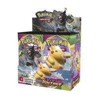 Pokémon TCG: Sword &amp; Shield-กล่องแสดงเครื่องเพิ่มแรงดันสดใส (36แพ็ค)