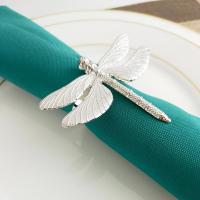 Napkin Buckle Plated Metal Dragonfly Gold Napkin Ring For Hotel Wedding Holiday Table Dinner Party DIY Decoration