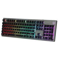 HP Keyboard USB Gaming K500F เชื่อมต่อแบบ USB พร้อมแป้นพิมพ์ 104 ปุ่ม  รองรับ Windows 7 / 8 / 10