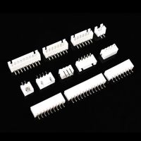 50PCS XH2.54 Connector 2P 3P 4P 5P 6P 7P 8Pin Straight Pin Header Right Angle Socket 2.54mm Pitch XH For PCB jst