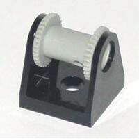 Lego part (ชิ้นส่วนเลโก้) No.2584 / 2585 Reel 2 x 2 Holder with Light Bluish Gray String Reel 2 x 2 Drum