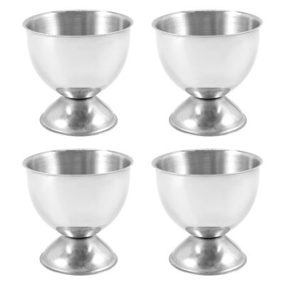 Egg Cups Set Stainless Steel Eggs Hard Boiled Eggs and Soft Tray Tool Holders Kitchen