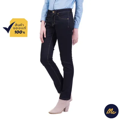 Mc Jeans กางเกงยีนส์ กางเกงขายาว ทรงขาตรง สียีนส์เข้ม ทรงสวย MAM2006