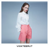 VICKTEERUT (ราคาปกติ 5,350-.) Front Pleated Shorts กางเกงขาสั้น จีบหน้า