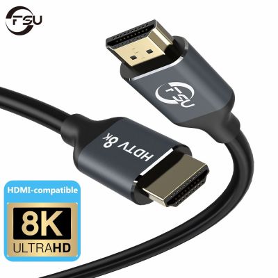 【CW】♙⊙  FSU 8K HDMI-Compatible Cable 4K 120Hz 8K 60Hz 2.1 48Gbps 3080 HDR Video Laptop TV