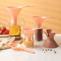 【CW】 6 1 Multifunctional Funnel Set Leak Egg Separator Filter Sub packing Wine Filler Accessories New