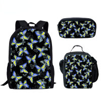 Youth Girls Backpack Beautiful Printing School Bookbags for Teenagers Childen Schoolbag Book Bag 3Pcs Set