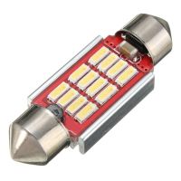 【▼Hot Sales▼】 aojia6891 2ชิ้น/4ชิ้น/10ชิ้นไฟโดม4014 Smd 12led 36มม. 39มม. 42มม. แคนบัสภายในไฟอ่านหนังสือหลอดไฟ