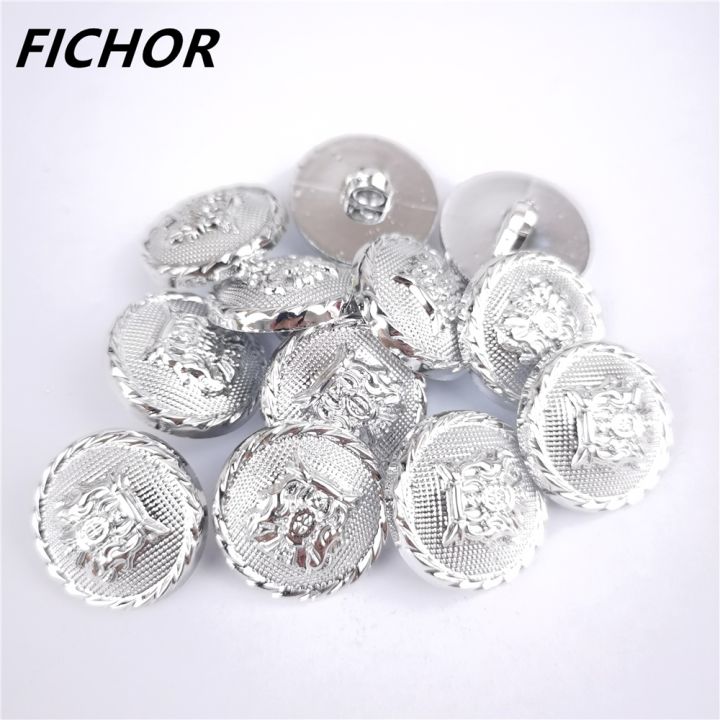 cw-10-pcs-21-5mm-silver-white-carved-retro-buttons-mushroom-for-shirt-jacket-coat-sewing-clothing-scrapbook-accessories