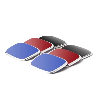 [Hot K] 3D สติกเกอร์ H-Sticker สำหรับซิวิคแอคคอร์ด City CRV FIT Odyssey Vezel HR-V Stream UR-V สัญลักษณ์พวงมาลัยสีดำสีน้ำเงินสีแดง