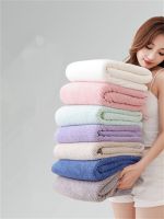 Thickened large towel new beauty salon bath towel massage quick-drying coral fleece microfiber absorbent soft face towel