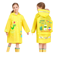 Kids Raincoat Boys Girl Rainwear Clothes Children Boys Rain Coat Cartoon Style Student Kids Waterproof Rainsuit Coat Kid Jackets