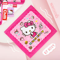 ของแท้ 100%  Sanrio Towel ผ้าขนหนู ผ้าเช็ดหน้า ลิขสิทธิ์ Kitty KT-8029 ขนาด 12x12 นิ้ว