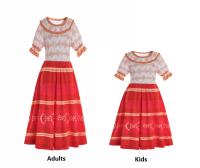 【YF】 Kids Encanto Dolores  Cosplay Costume Dress Mommy and me dress Adults Mirabel costume