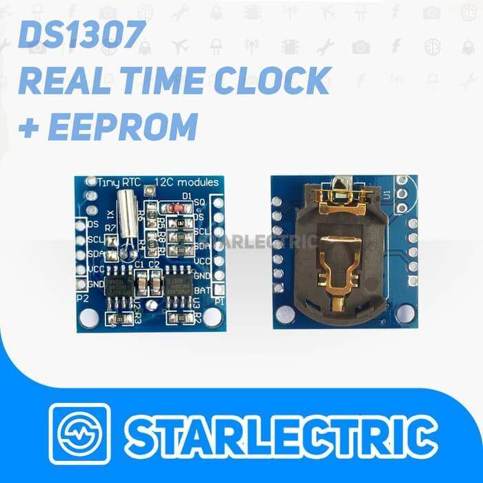 RTC I2C DS1307 + EEPROM AT24C32 Module | Lazada Indonesia