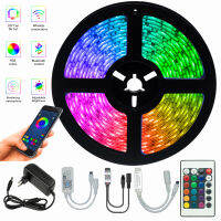 LED Light Strip RGB 5050 WIFI Bluetooth Controller Flexible Decoration Backlight Small Night Light Indoor Luminous Lights Strips