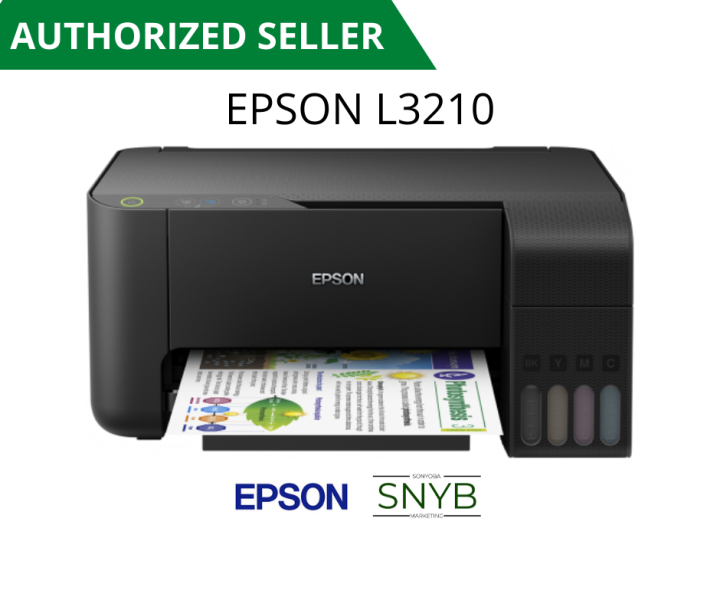 Epson L3210 Inkjet Printer (PrintScanCopy, Ink Tank, 003 Ink) Lazada PH