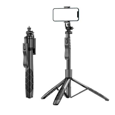 L16 Tripod Selfie Stick ไม้เซลฟี่พร้อม 3 ขาในตัว ขาตั้งกล้อง สำหรับการท่องเที่ยวถ่ายรูป