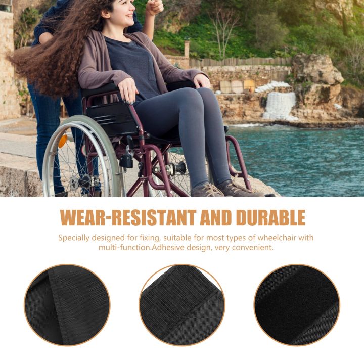 2-pcs-front-buckle-cinch-belt-mobility-equipment-wheelchair-leg-rest-wheelchair-foot-protector-pedals-wheelchair-shoe-holder