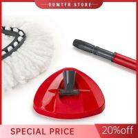 OUMTFR STORE แผ่นสำลีสีแดงถังไม้ม็อบสำหรับถูบ้านอุปกรณ์เสริมฐานไม้ถูพื้นเปลี่ยนหัวกลม