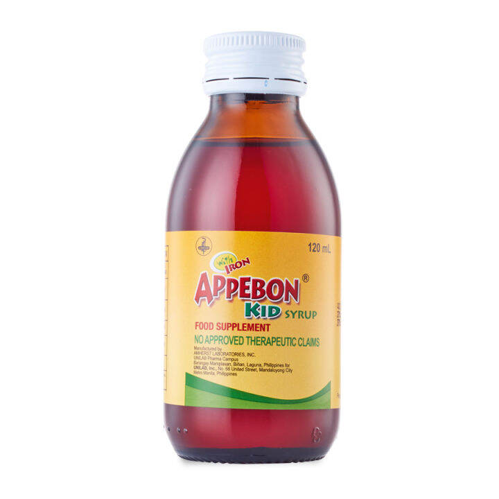 Unilab Appebon Kid Syrup with Iron Food Supplement 120ml Lazada PH