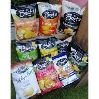 สินค้าเข้าใหม่ ? เบรทส์ มันฝรั่งทอดกรอบสัญชาติฝรั่งเศส Brets Potato Chips 125g.?ชีสแพะ&amp;พริกไทยเอสเปอ