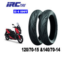 ยางนอกมอเตอร์ไซค์ขอบ15,14 สำหรับ Xmax,Forza/120/70-15&amp;140/70-14(หน้าหลัง) IRC IZ-Ss