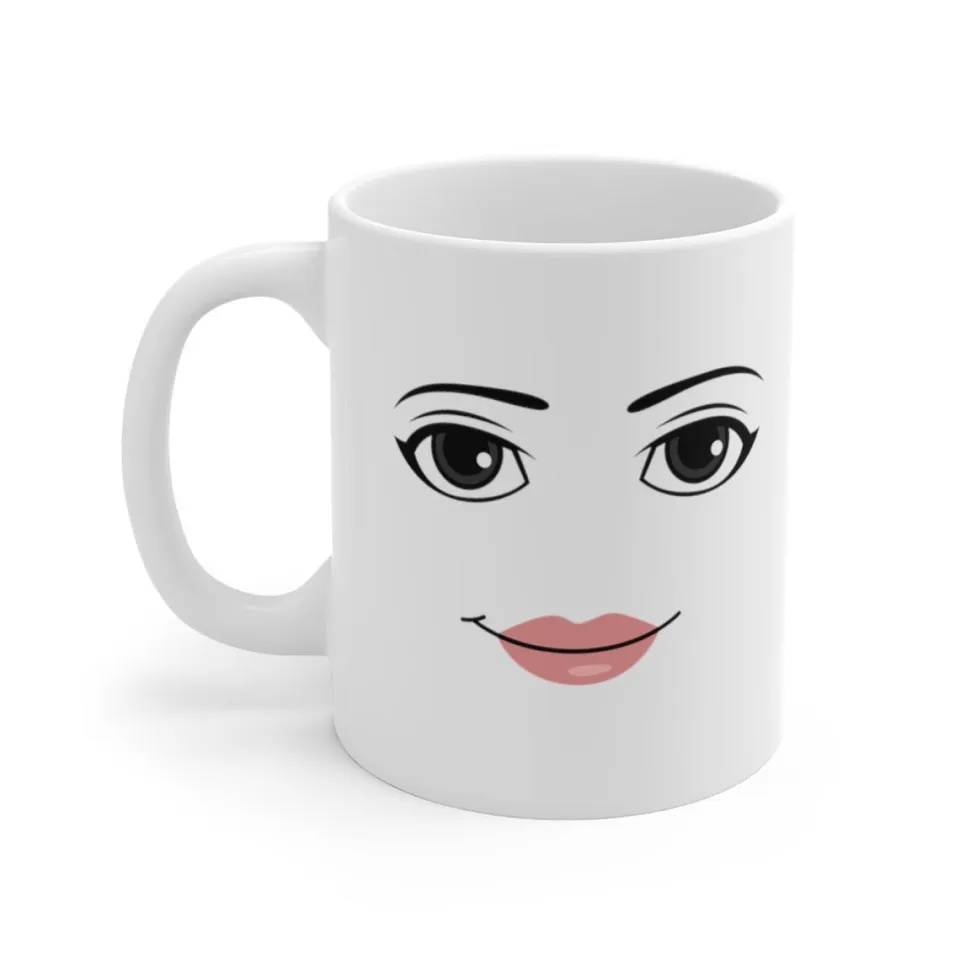 Roblox Man Face Mug