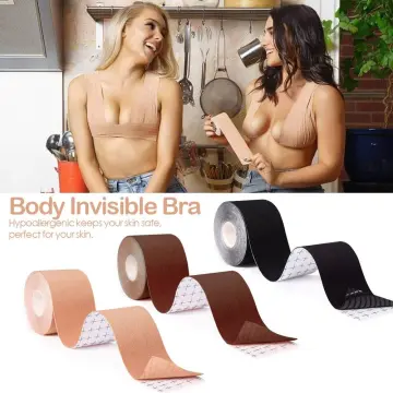 Breast Lift Tape Boob Tape Athletic Tape Breathable Invisible and  Waterproof Tape for Breast Lift Push Up Tape for women 5cm x 5m :  : Clothing, Shoes & Accessories