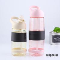 (Nis-Beauty) Botol Minum 1000ml Dengan Sedotan Ramah Lingkungan Bpa Free Untuk Outdoor Hiking Camping