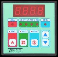 ชุดควบคุมอุณหภูมิในโรงเรือนเลี้ยงสัตว์ Climate Controller Temp TP40 พร้อมอุปกรณ์