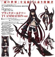 Model โมเดล ของแท้ 100% Max Factory จากการ์ตูนเรื่อง Black Rock Shooter TV Animation แบล็ค ร็อค ชูตเตอร์ Black Saw แบล็ค ซอว์ Ver Original from Japan Figma ฟิกม่า Anime ขยับแขน-ขาได้ ของขวัญ อนิเมะ การ์ตูน มังงะ Doll ตุ๊กตา Figure ฟิกเกอร์