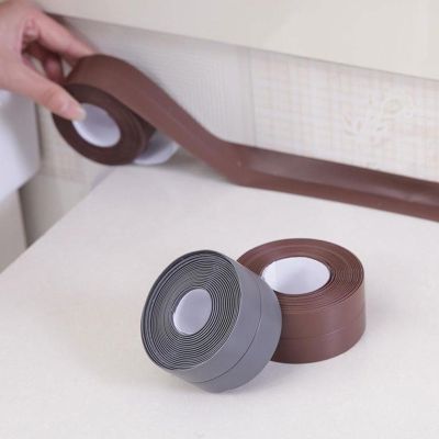◎◑✱ Waterproof Sealing Tape Bathroom Kitchen Sealing Strip Shower Sink Bath Sealer PVC Self Adhesive Sealant Tape Wall Sticker 3.2M