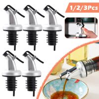 ™ 3Pcs Oil Bottle Stopper Cap Sauce Nozzle Dispenser Sprayer Lock Wine Pourer Liquor Leak-Proof Plug Bottle Stopper Kitchen Tool