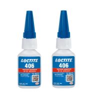 2pcs loctite 20g 406 glue Instant adhesive universal type sticky plastic rubber quick-drying glue