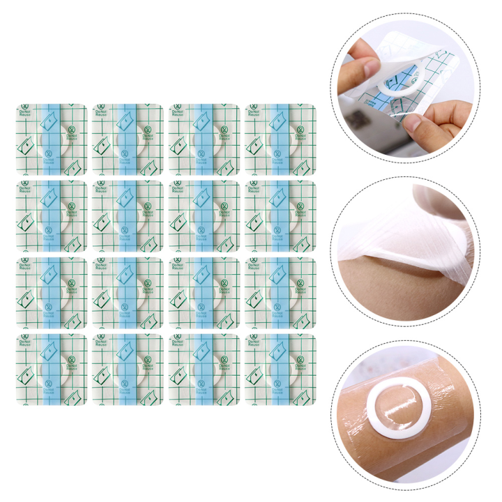 cw-sticker-belly-button-waterproof-shower-bandage-navel-protection-adhesive-covers-clearprotector-sensor-patch-bandages