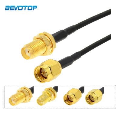 RG174 Cable SMA Male to SMA Female Bulkhead Coax Jumper Pigtail WIFI Router Antenna Extension RF Coaxial Cable