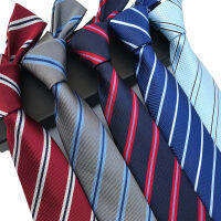 แฟชั่น Neckties คลาสสิกผู้ชายลายสีเหลืองสีกรมท่าสีน้ำเงินสีเทาสีแดงเทคไทผ้าถักแจ็คกวาด100% ผ้าไหมผู้ชายลาย S เนคไท