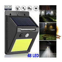 Solar motion sensor light 48led COBไฟติดผนังโซล่าเซลล์