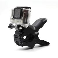 แคลมป์ขากรรไกรยืดหยุ่นติดปรับได้สำหรับ Gopro Hero 8 7 6 5 4เซสชั่นสำหรับ Go Pro Xiaomi Yi Akaso Sjcam Eken อุปกรณ์เสริม